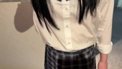 POK-032 【個人撮影】ぱっつん前髪の清楚系ビッチちゃんと生ハメ_ピル無しで膣奥に中出し※妊娠確定的
